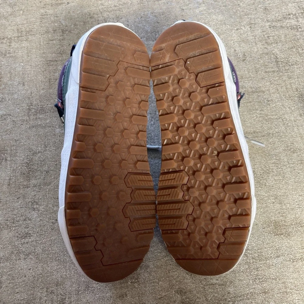 Vans Men's 500714 Blue Teal Purple White Textile Synthetic High‎ Top 9 M-W 10.5